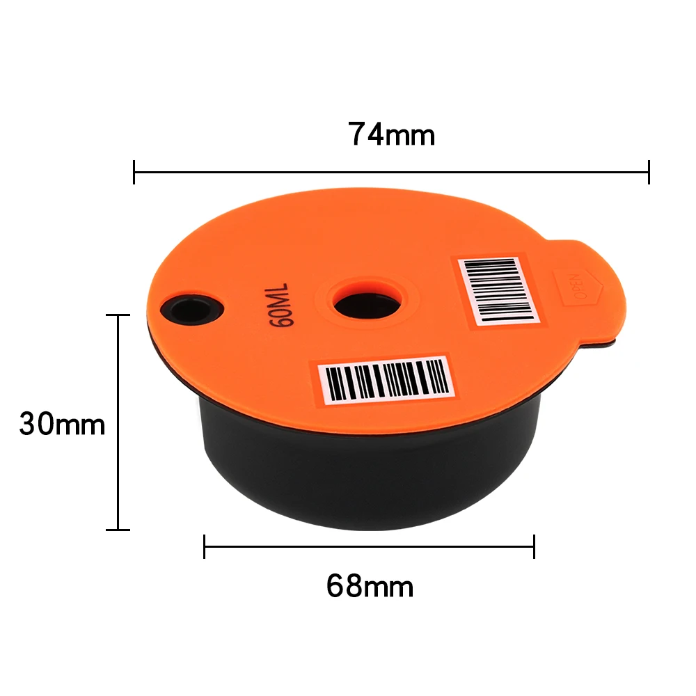 iCafilas New Reusable Coffee Capusle for BO-SCH Coffee Machine forTassimo Refillable Coffee Pod Crema Filter