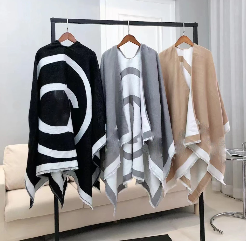 New arrival unisex designer woolen winter thickren shawl warm soft pashmina poncho