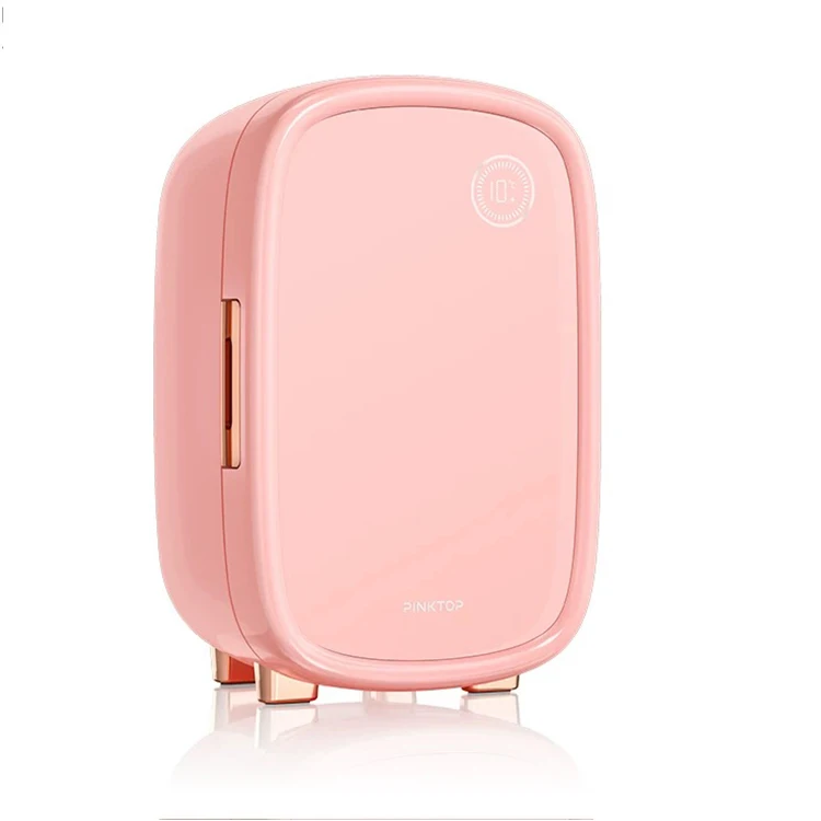 
Wholesale 12L custom home pink cosmetic makeup beauty skincare mini fridge 