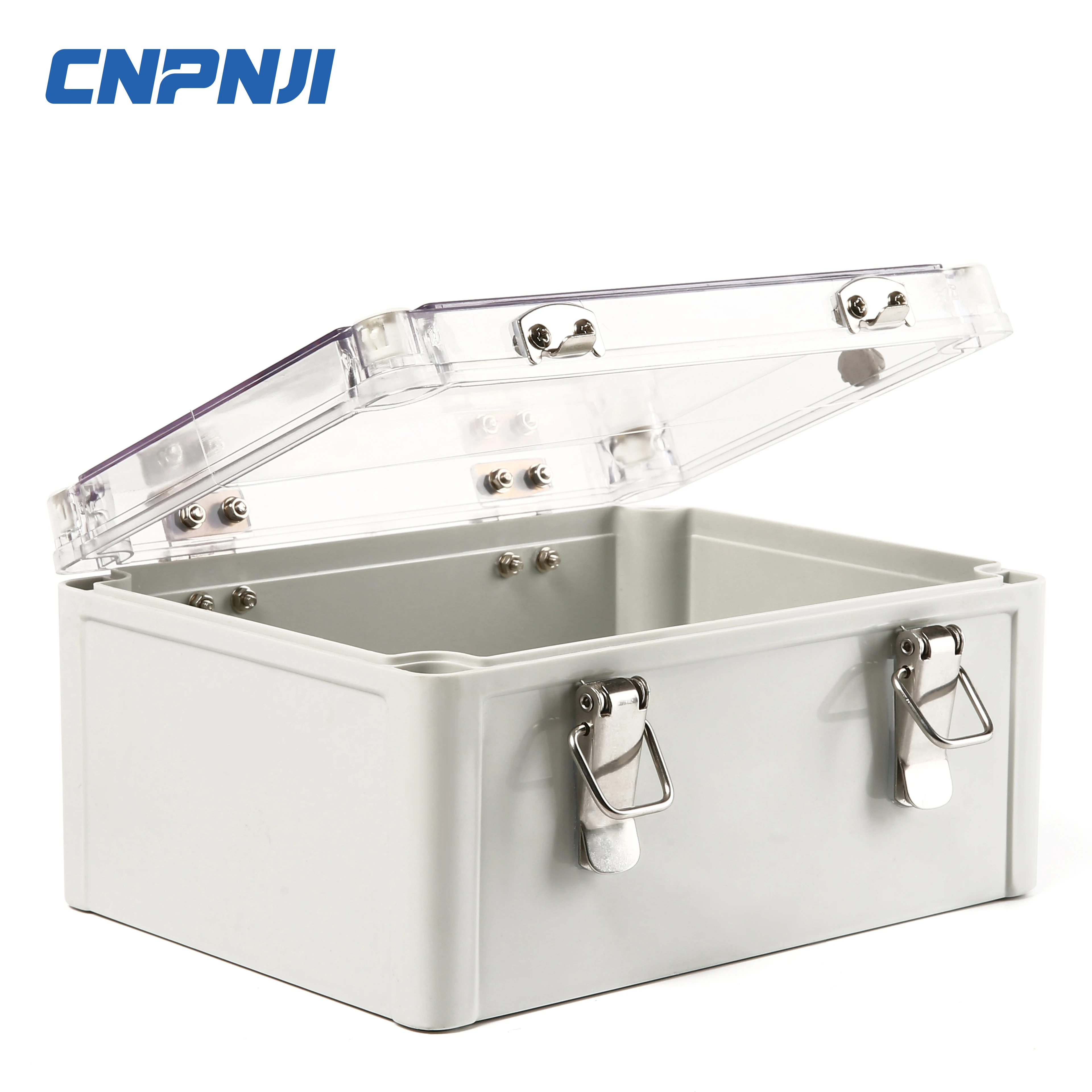 China factory price of plastic electrical pvc junction box with stainless latch