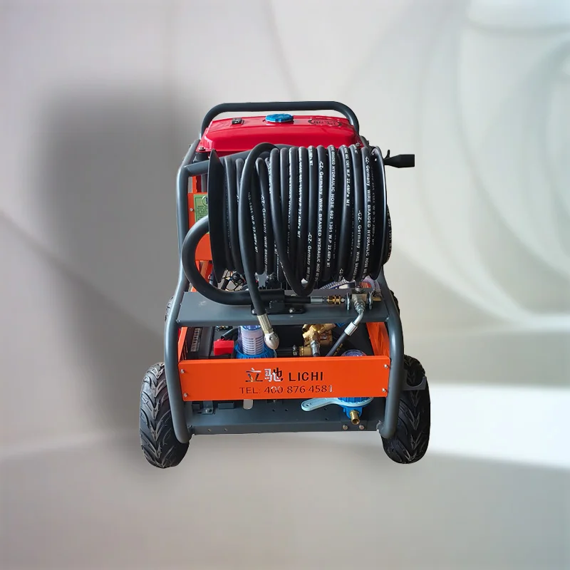 LC 170BAR 30LPM 27KW sewer Exclusive Automation  of hose sewer drain cleaner hydro jetting machine drain jetting machine