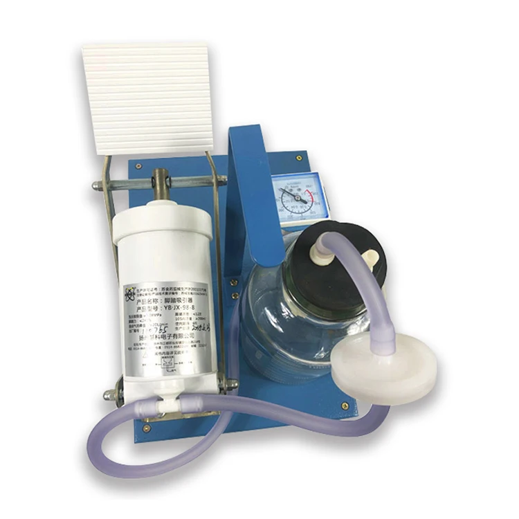 Medical Pedal Sputum Aspirator Portable Phlegm Suction Apparatus Suction Machine