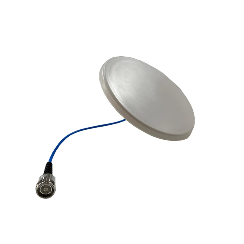 Easy Install 600-6000MHz SISO High Gain Slim Omni Ceiling Antenna 2/5dBi with -153dBc PIM