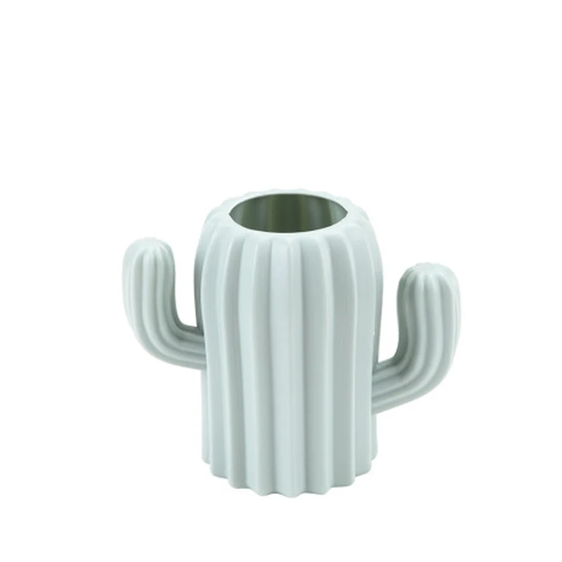 
Ceramic Cute Cactus Plant Pot Pencil Holder Organizer Pen Pot 