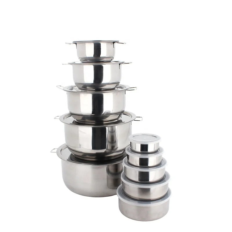 
5pcs Thailand Kitchenware Kitchen Sets Accessories Thai Cooking Pot With 5Pcs Storage Box 