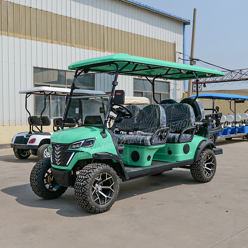 New Product Lithium Golf Carts Lithium Battery Luxury Buggy Car Off Road 4 Wheel Lifted Golf Cart And Club Golf Cart