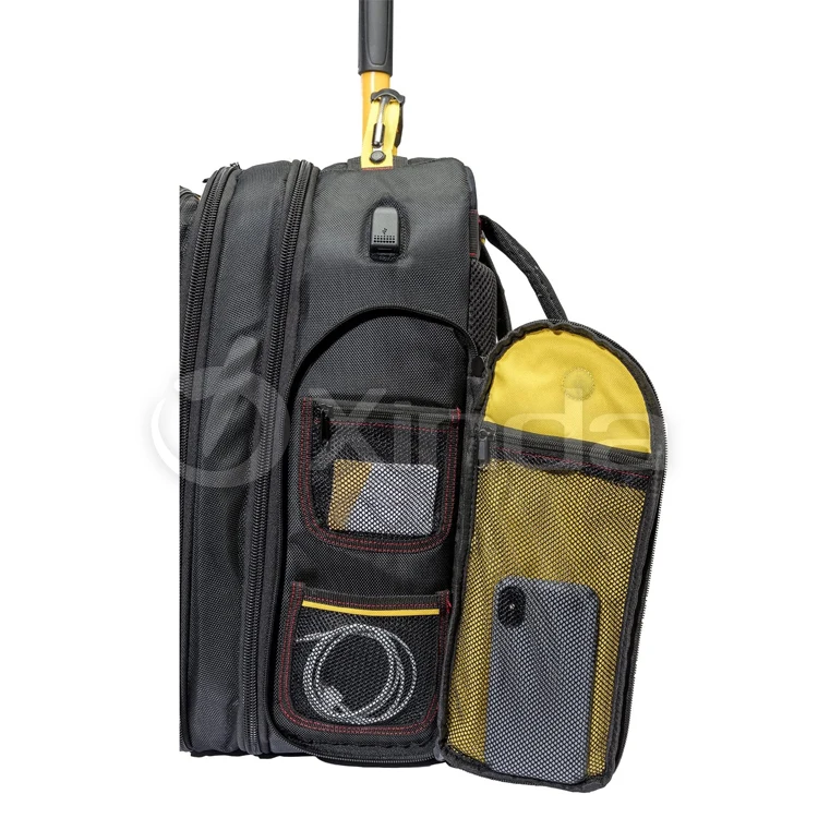 Custom Portable Contractor Working Kit Bag Rugged Multi-pockets Painting Tool Backpack
