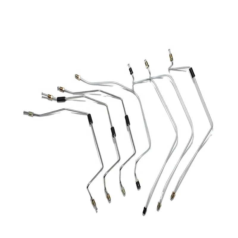 Olive green color PVF coated steel double wall braze tube meets SAEJ527 standard