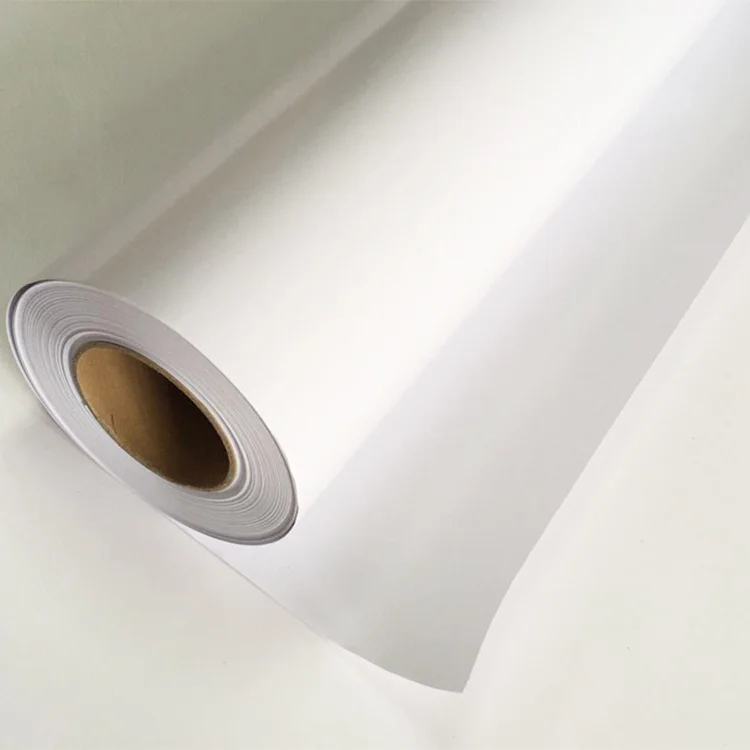 Outdoor automobile decoration waterproof advertising vinyl self adhesive paper printable PVC polymer coating material