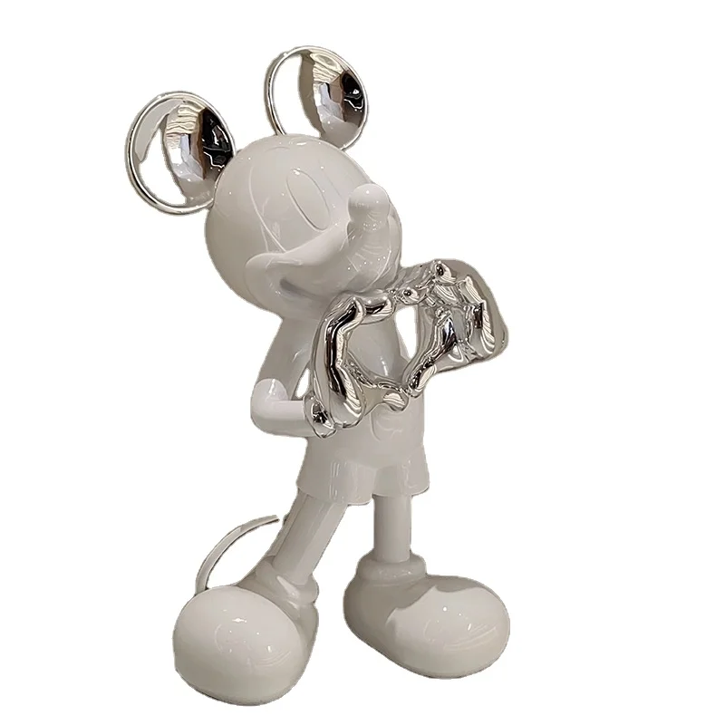 factory direct price home decoration customized mickey modern light luxury mouse fiberglass sculpture