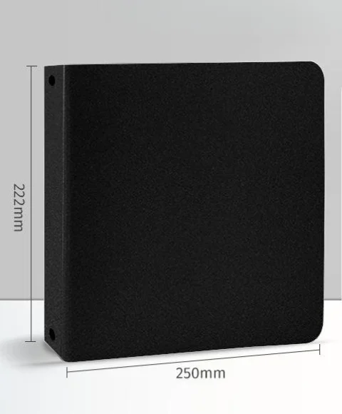 Archivalpro PP foam black white  photo card album book shell solid color DIY sticker album cover