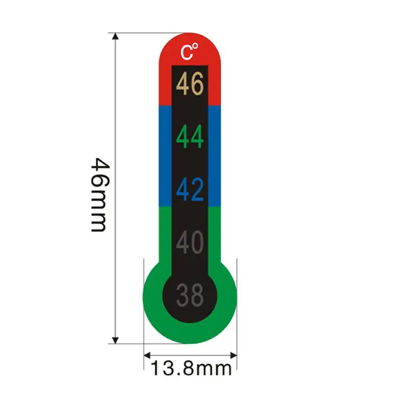 Wholesale Reusable Clothing Thermometer Strips Custom Plastic Lcd Clothing Thermometer Strip