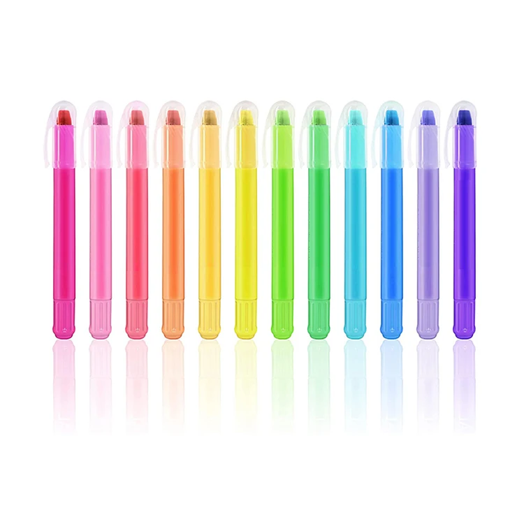 Free Sample Manufacturer Oem No Bleed Bright Color Bible Gel Highlighter Marker Pen Set Kawaii Text Markers for Personal Journal