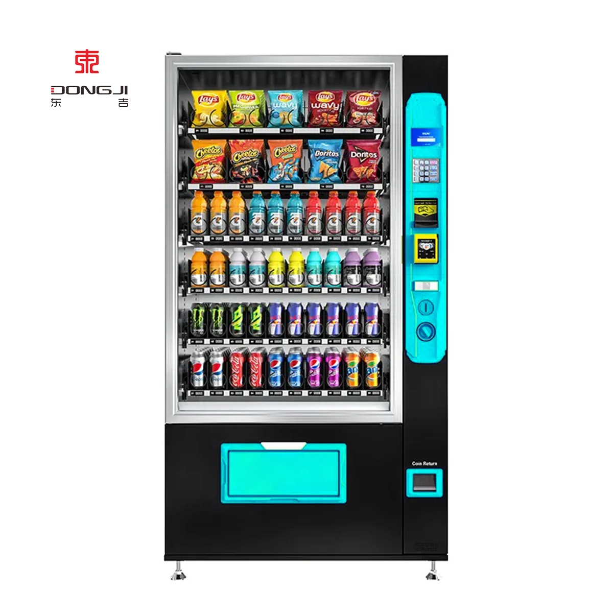 EDM Neighborhood school automatic combination beverage can bottle beverage snacks automatic vending machine 2024
