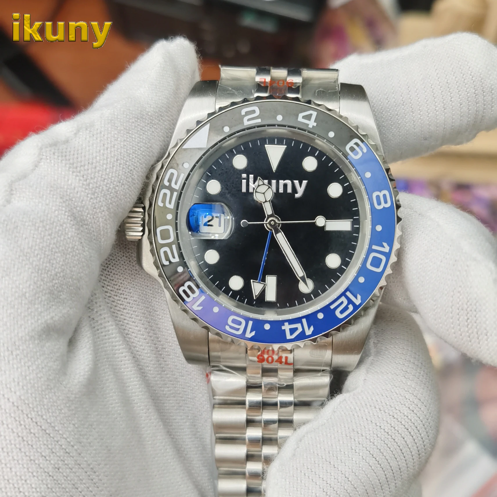 Wholesale 5A Top Cleaning Factory Luxury brand Fully Automatic Mechanical Business Watch 904L Precision Steel Sapphire Lens