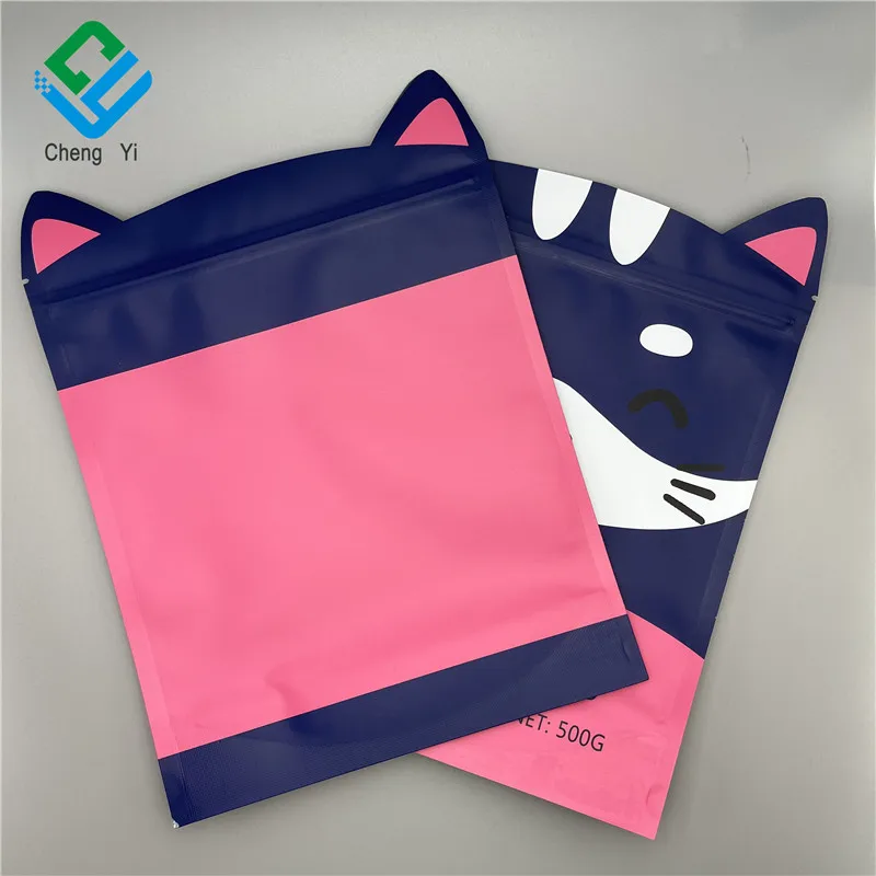 Reusable Aluminium Foil Plastic Wet/Dry Cat and Dog Pet Food Pouch Packaging Bag for Animal Pet Food
