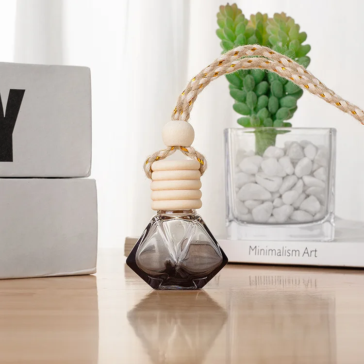 8ML car unique multicolor perfume freshener bottle perfume pendant essential oil ornaments