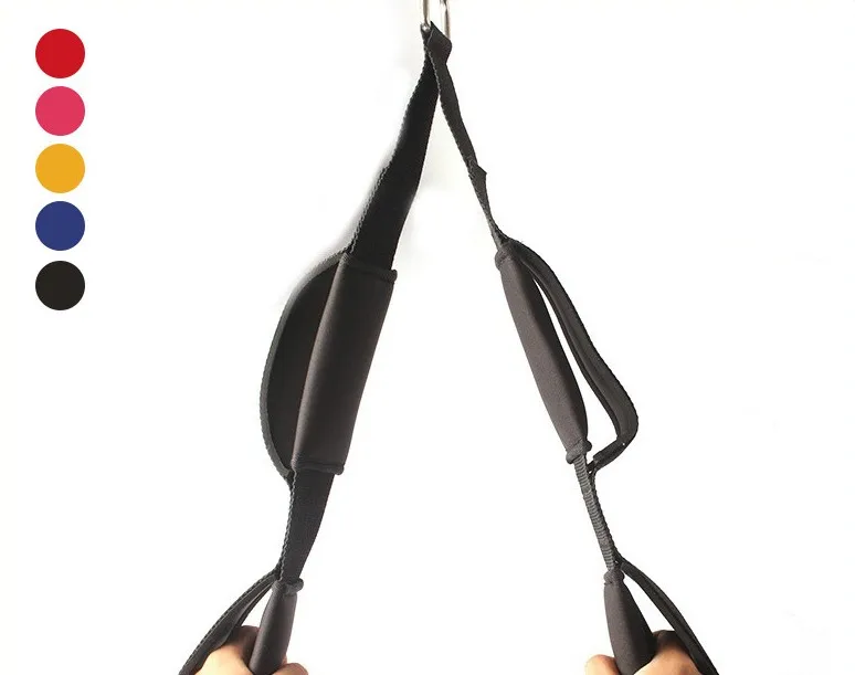 Ergonomic tricep rope top quality tricep rope cable attachment gym home fitness triceps trainer pull down rope