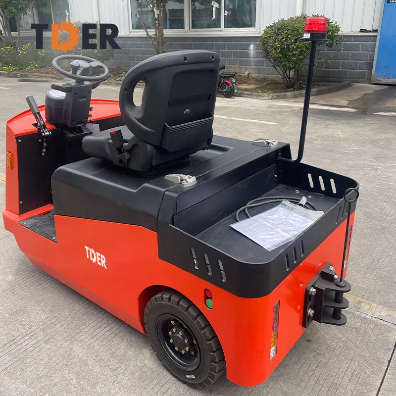 Tder New Aircraft Ground Luggage Tractor GSE Mini 24V Electric 4000kg 4 Ton Tow Truck with CE in Mexico