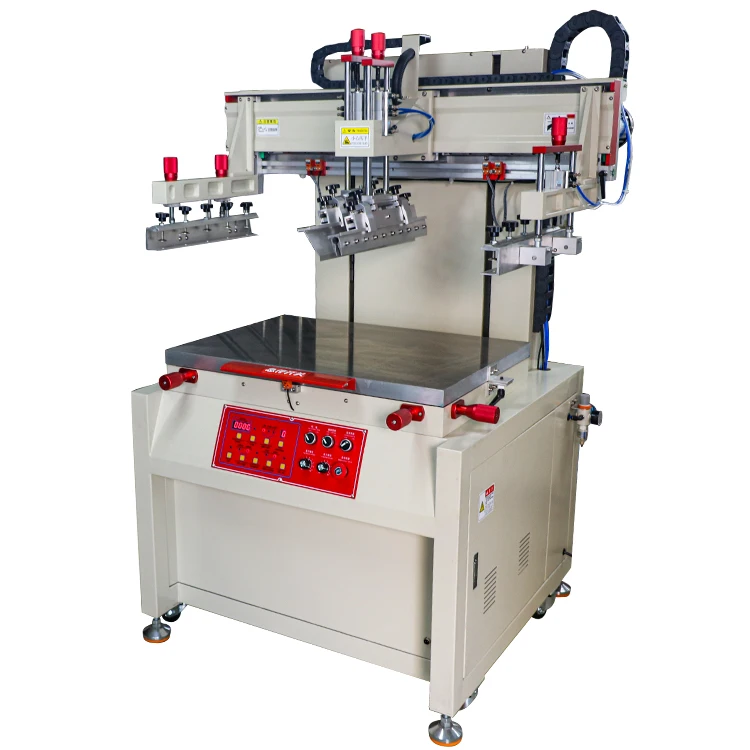 Semi-Automatic Large Format Flat Precision Screen Printer New Vacuum Table Card Label for Farm Industries and Core Printings