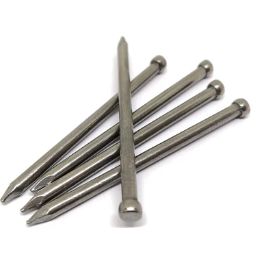 2.8x50mm Bullet Head Jolt Nail Headless Nails 15kgs in Plastic Bucket Packing for Australia Market