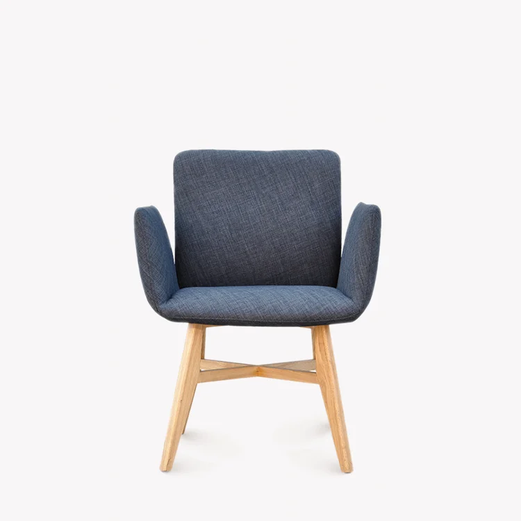 New design of solid wood Wai chair indoor home furniture living room negotiation Italian style living room solid wood dining cha