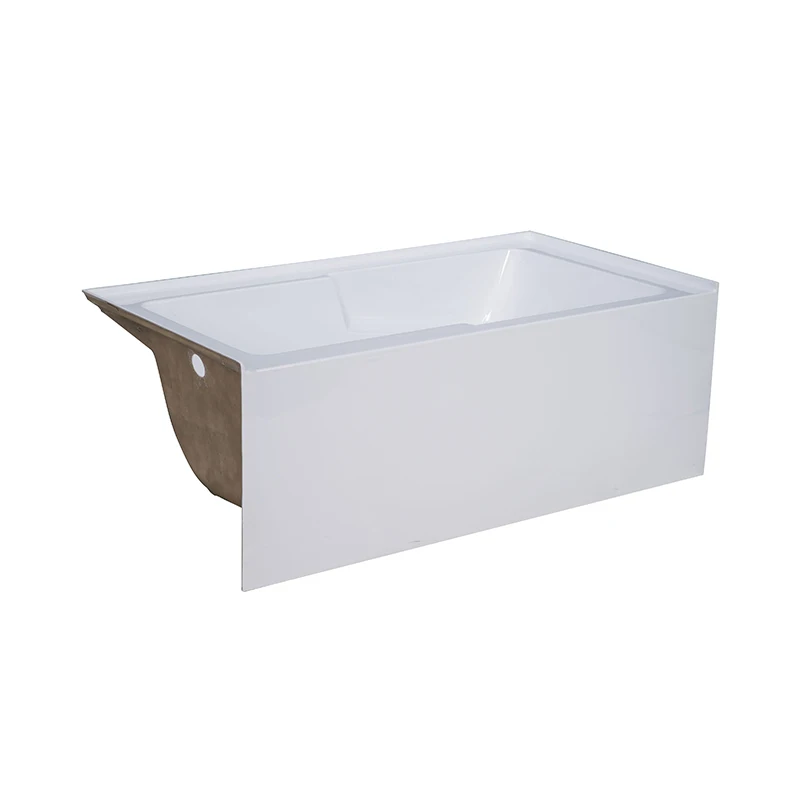 Waltmal  Hot sale in usa cUPC apron enameled steel bath tub with left/ right hand drain  WTM-02848