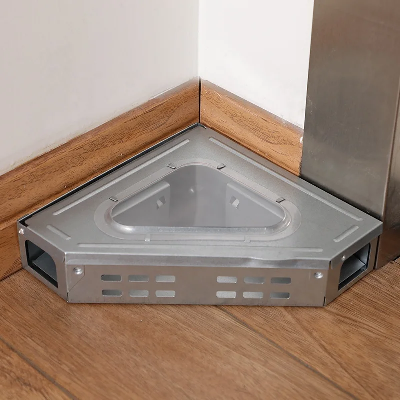 Классическая Металлическая треугольная ловушка для крыс с логотипом на заказ, ловушка для крыс с двумя отверстиями, ловушка для крыс, ловушка для крыс