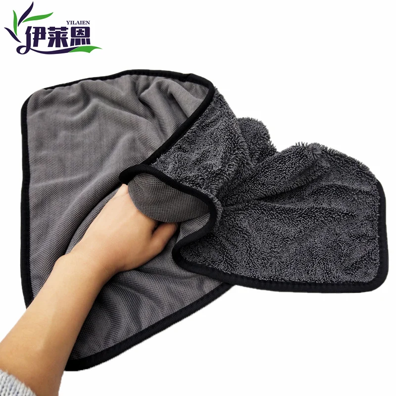 Hot Sale Microfiber Twisted Loop Car Wash Towels Detailing Car Drying Twisted Loop Pile Towel