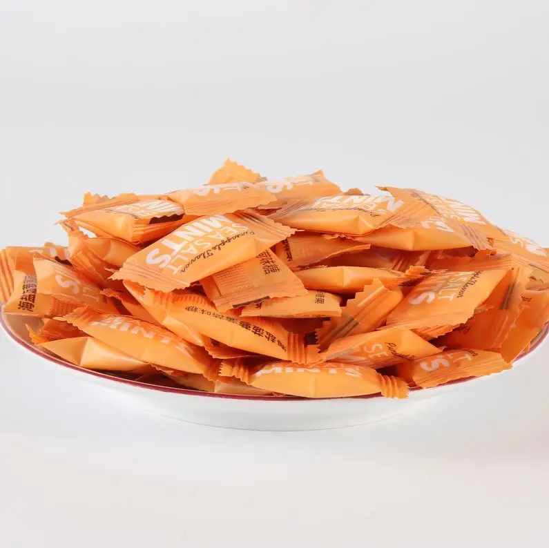 
China wholesale Tablets Orange Bulk colorful packaging candy casual snacks 