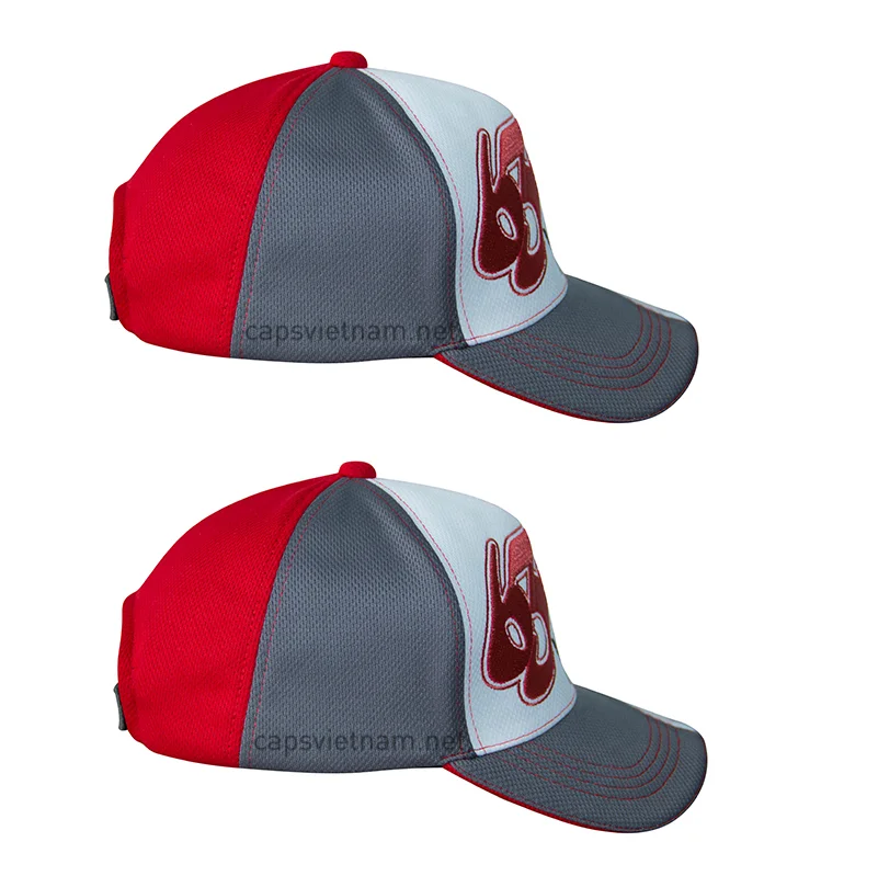 Vietnam Factory ODM custom designed  sports hat custom logo Motor Sport Baseball Hat Custom 5 Panel cap 3D Embroidery Logo