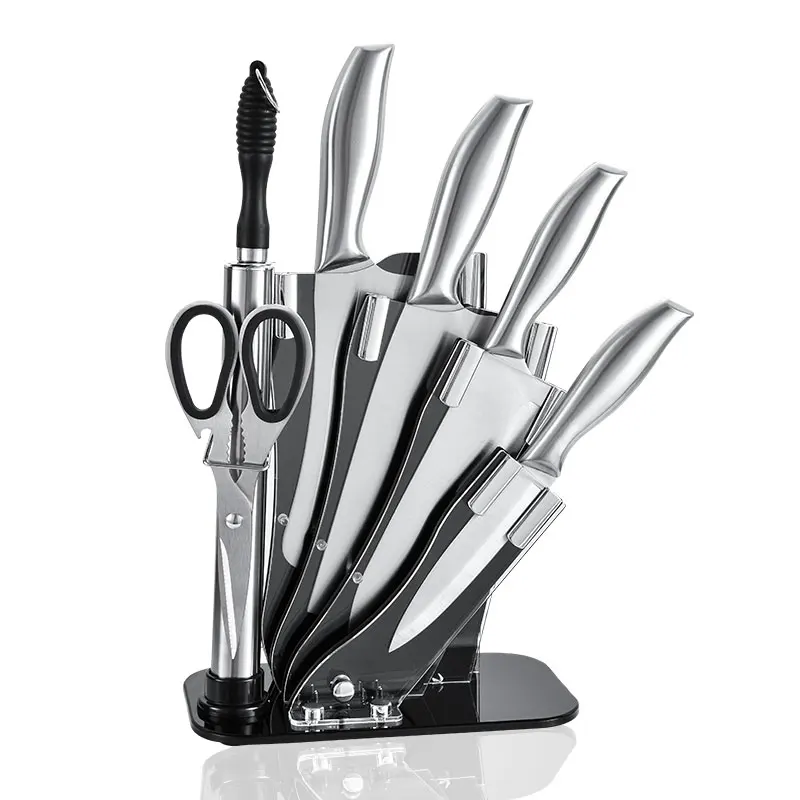 Wholesale High Quality All-steel Stainless Steel Knife Set 7-piece Kitchen Combination Knife Set