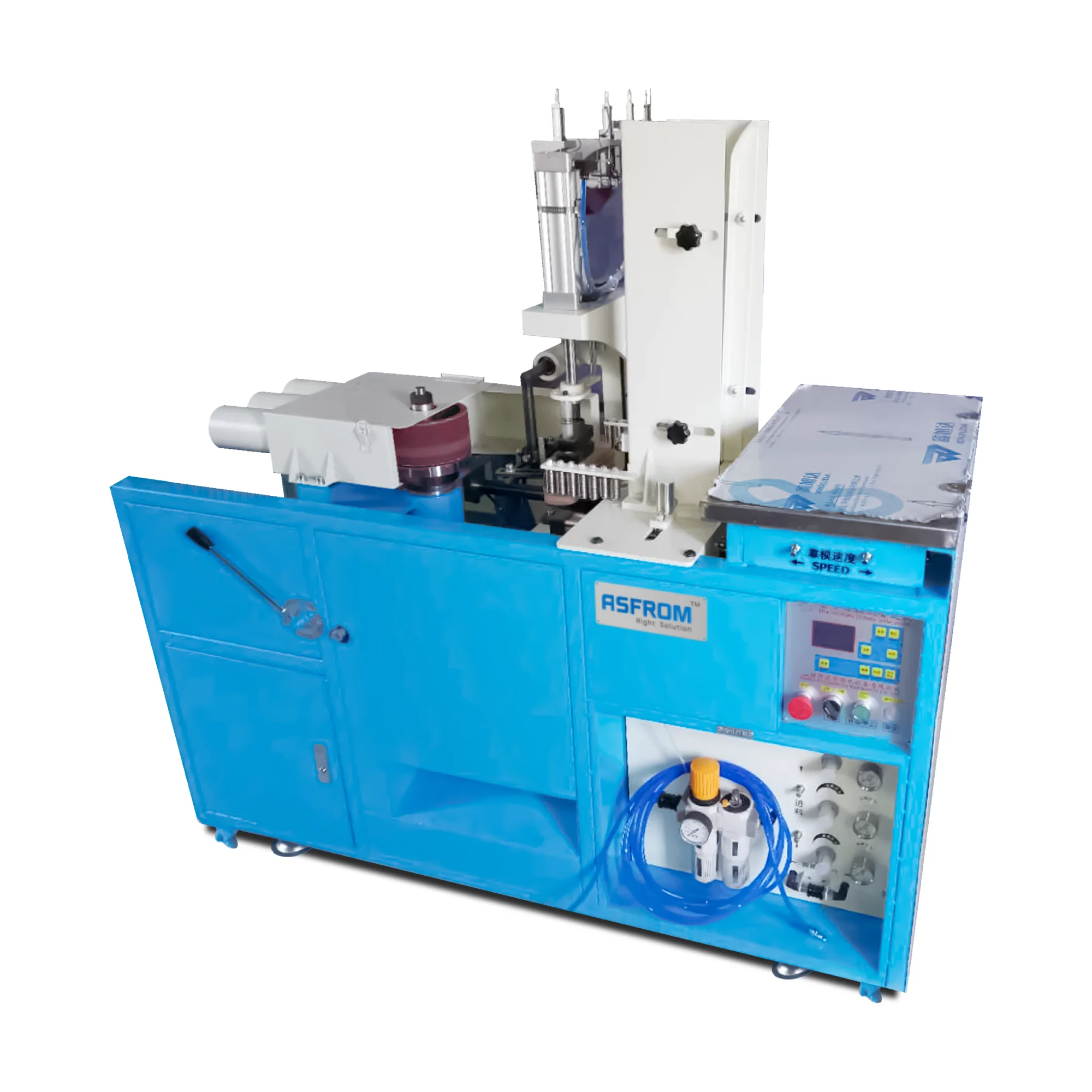 ASFROM Semi-automatic Sole Edge Grinding Polishing and Buffing Machine