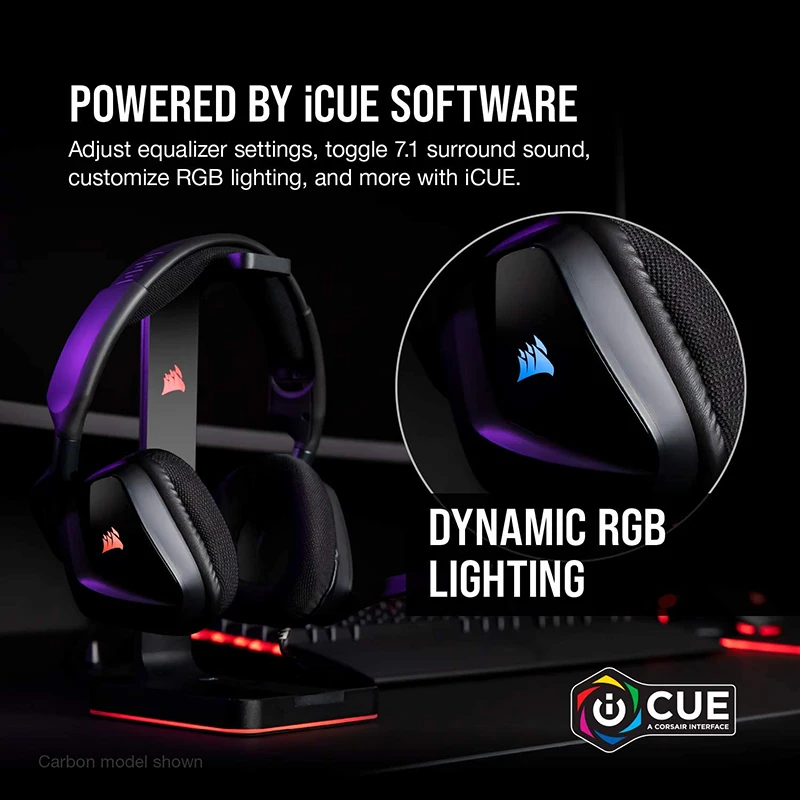 Corsair Void RGB Elite USB Premium Gaming Headset with 7.1 Surround Sound