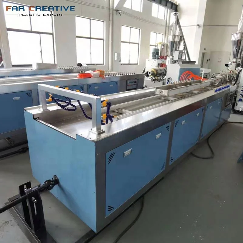 Wpc Fencing Panel Production Line Vinyl Wood Plastic Extruder