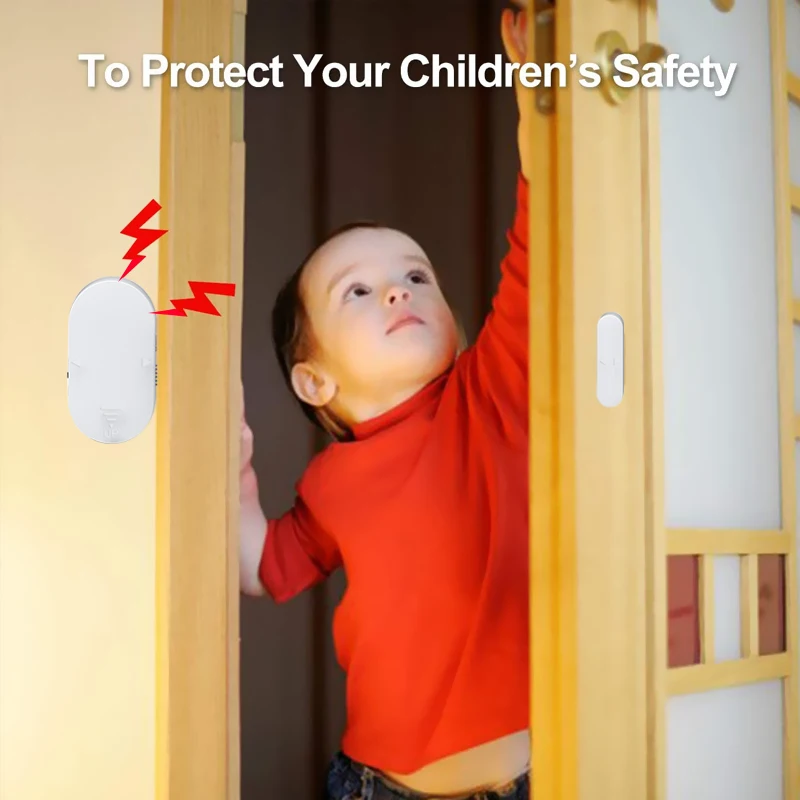 Factory Wholesale ABS Mini Window Magnetic Sensor System 130Db Home Door Alarm Security For Hotel Apartment Store