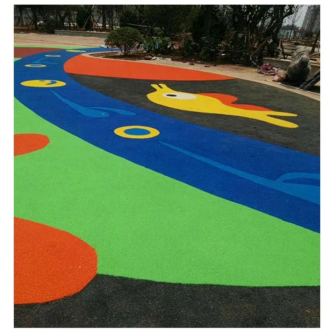 Анти-УФ бесшовные резиновую крошку настил спортивной площадки