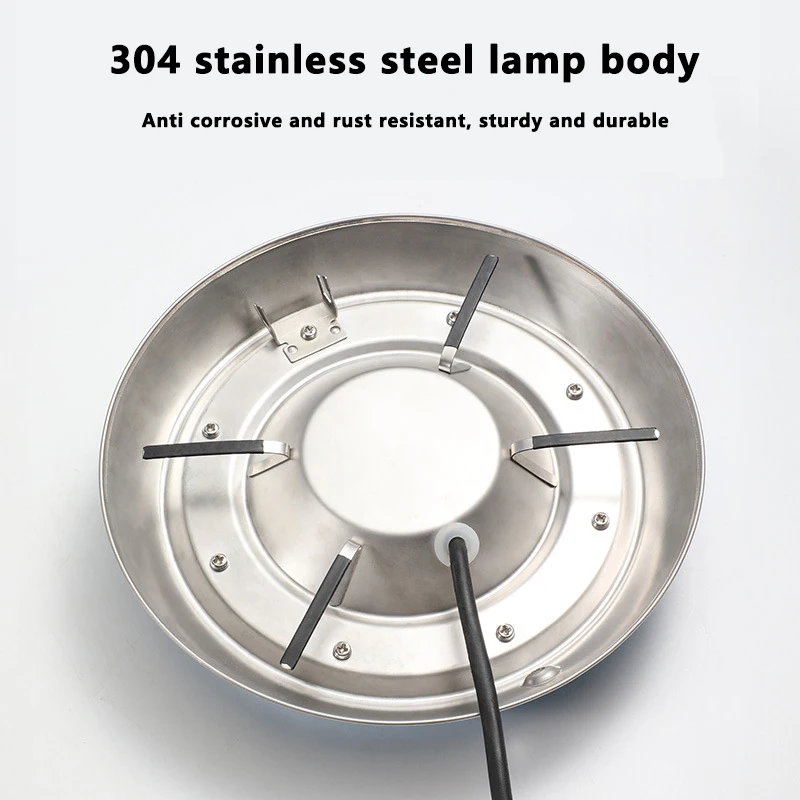 Neonlap 6W 9W 12W 18W 24W RGB 24V IP68 SS Wall Mounted Waterproof Led Underwater Swimming Pool Lights