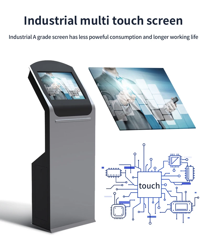 Energy Saving And Low Consumption Touch Screen Payment Kiosk Totem Electricity Bill Self Service Payment Kiosk