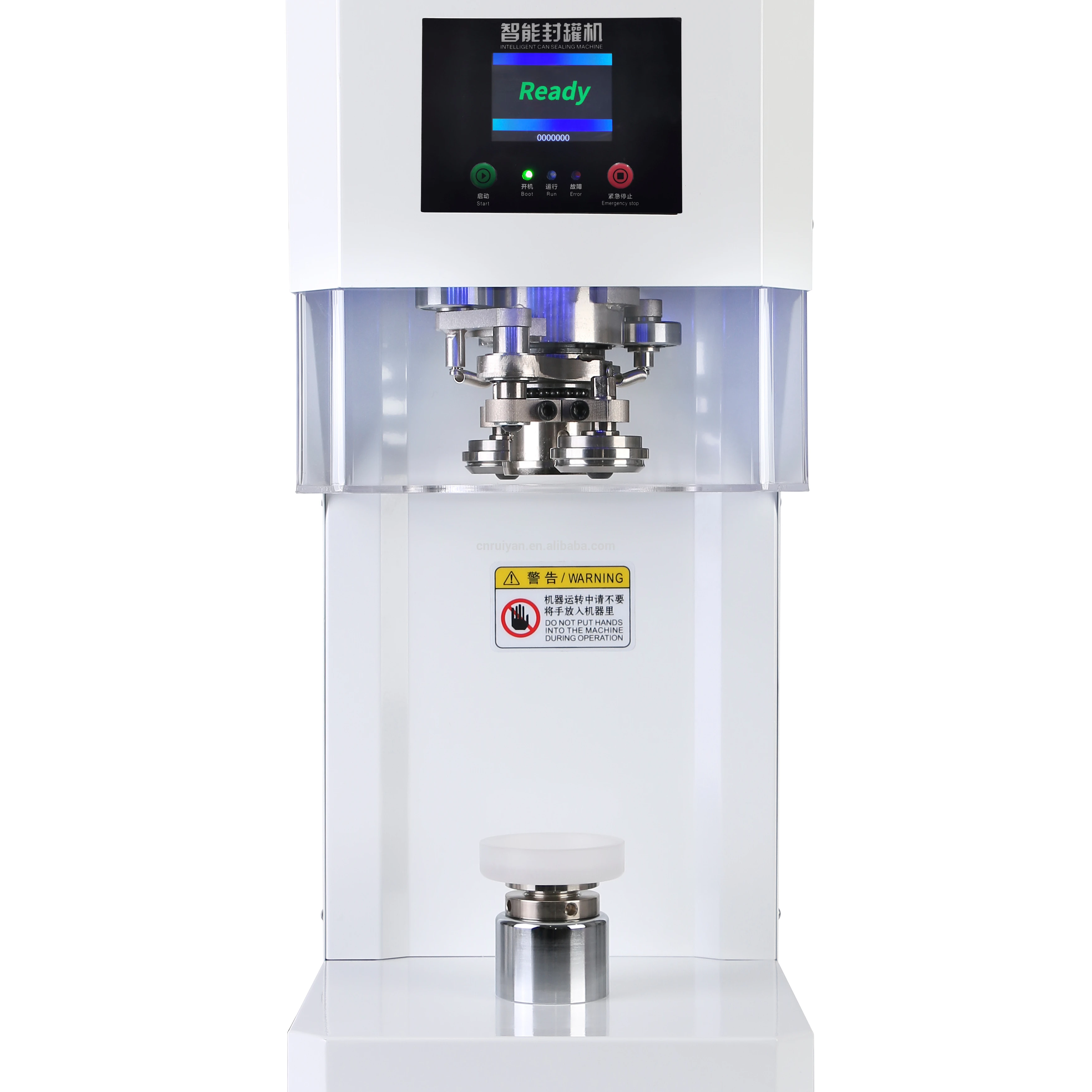 
Automatic Intelligent Cans Seamer /Non-rotary for food beverage cans containers cups bottles Sealing machine 