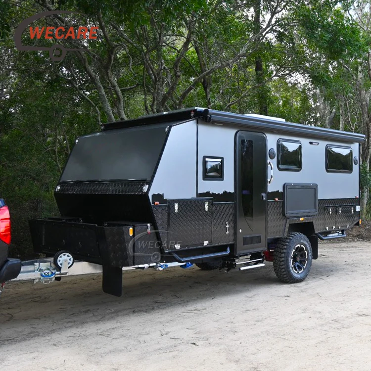 Wecare Offroad Camping Caravan Travel Trailer Off Road RV Camper Van For Sale
