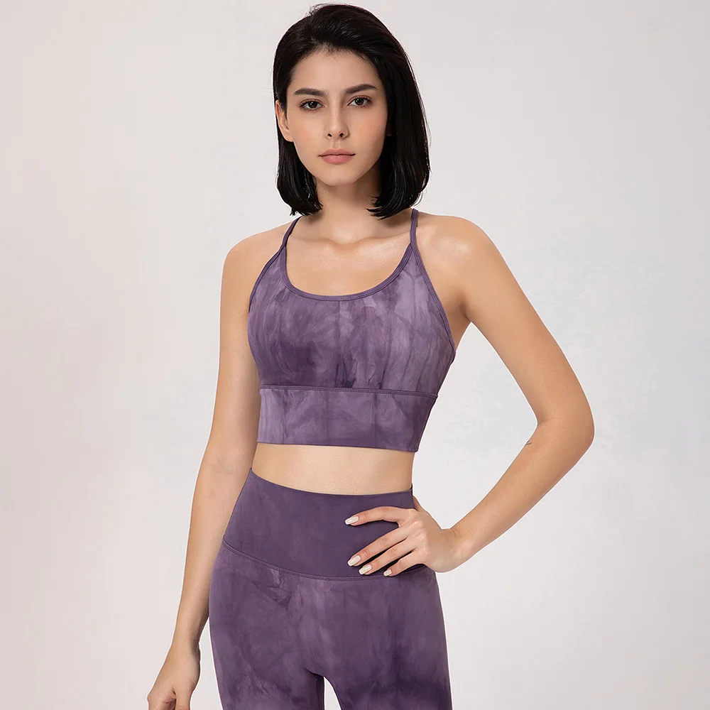 Hot  High waist  athletic wear Tie dye