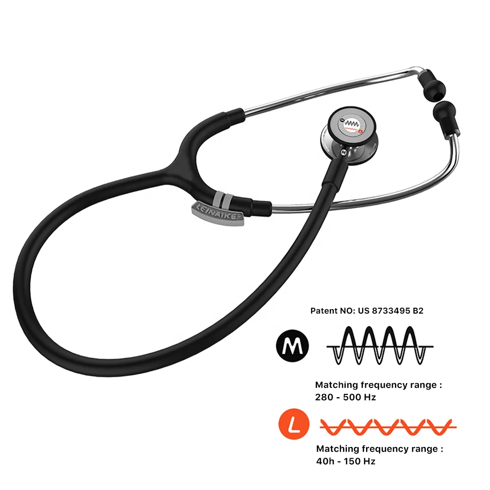 LEINAIKE Most Expensive Dual-frequency Noise Reduction Lightweight Adult Medical Stethoscope
