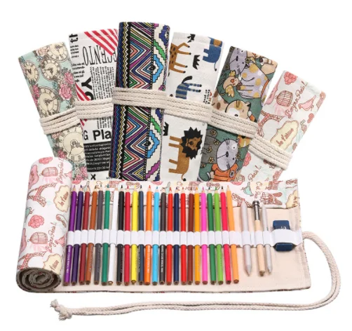 Набор инструментов для рисования в школьном стиле