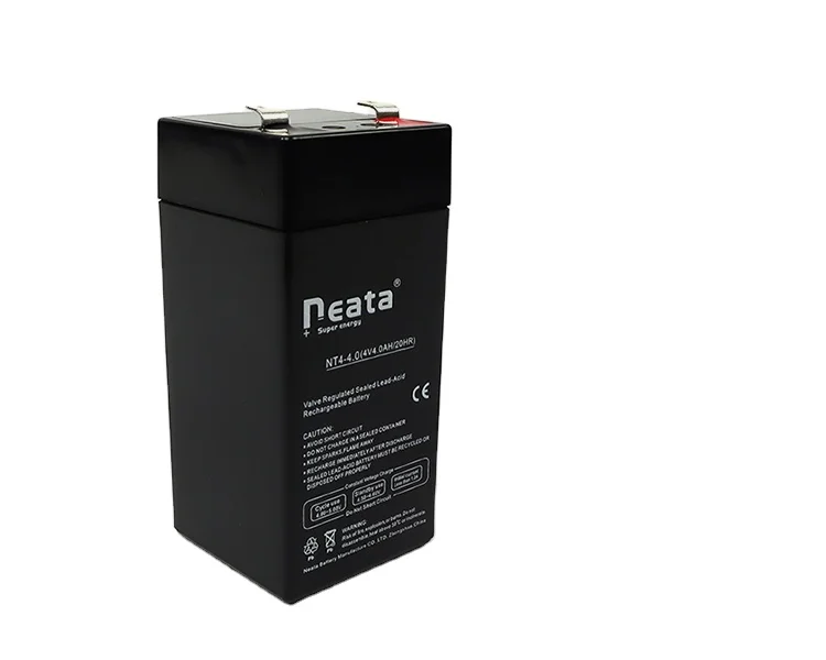 VRLA sealed lead acid 4V4ah 4Ah 4.5Amp/h rechargeable battery for wireless portable products light tools