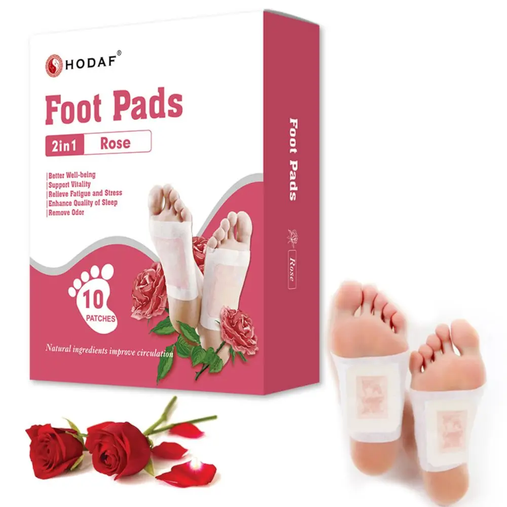 Detox Foot Patches Weight Loss Slimming Cleansing Herbal Body Health Adhesive Pads Remove Toxin Dropship For Sales