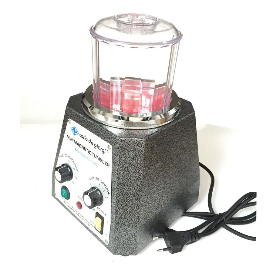 500g Capacity Jewelry Polishing Machine Jewellery Polishing Machine Magnetic Tumbler for Sale