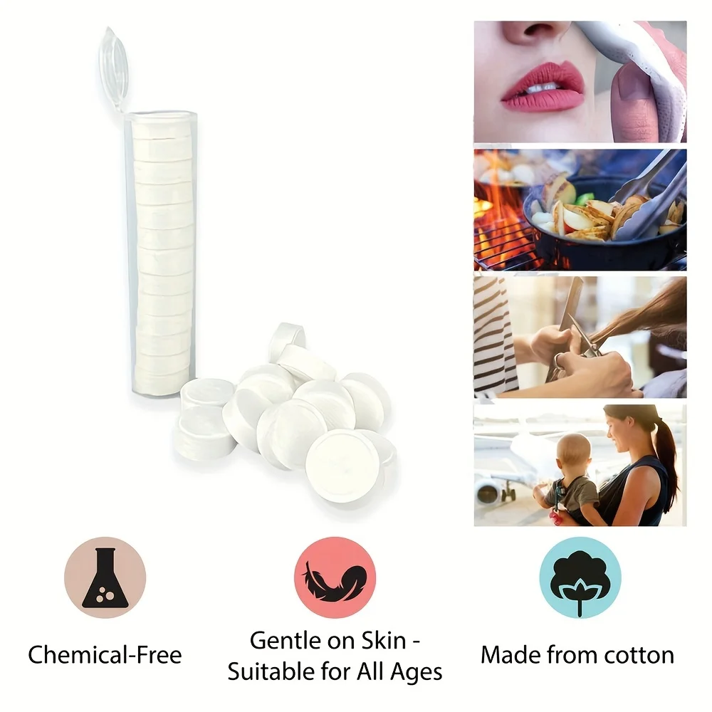 Oem Customized Logo Plastic Tube Packaged Biodegradable Disposable Compressed Tissue Face Towel