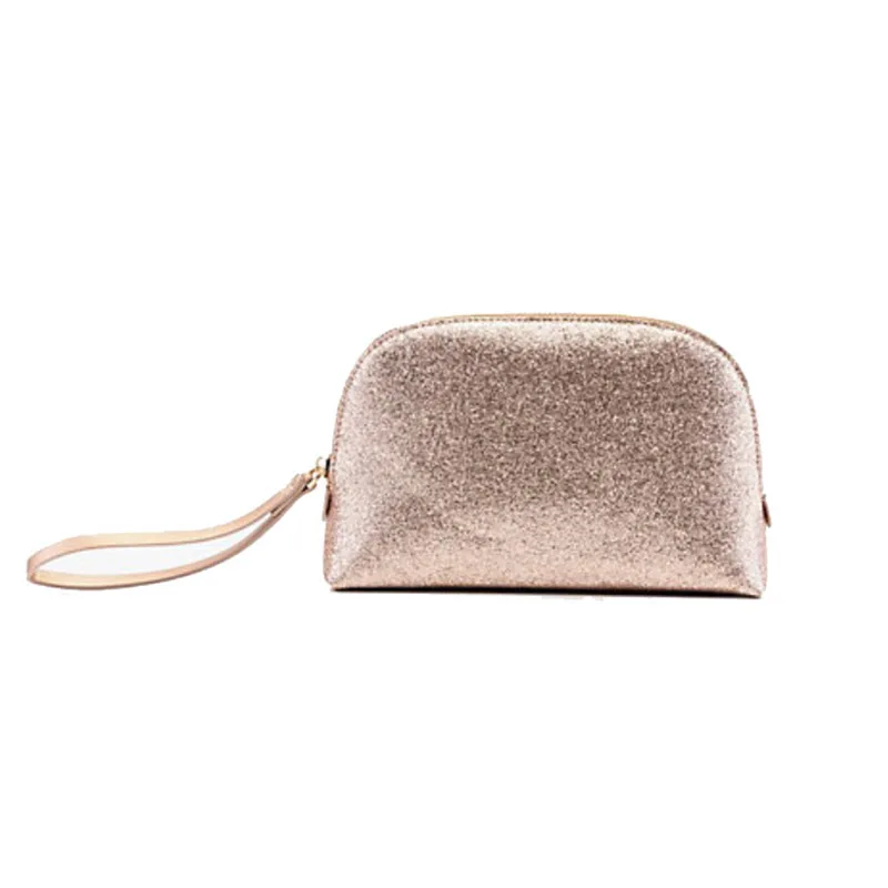 Блестящая косметичка дорожный органайзер кошелек на молнии