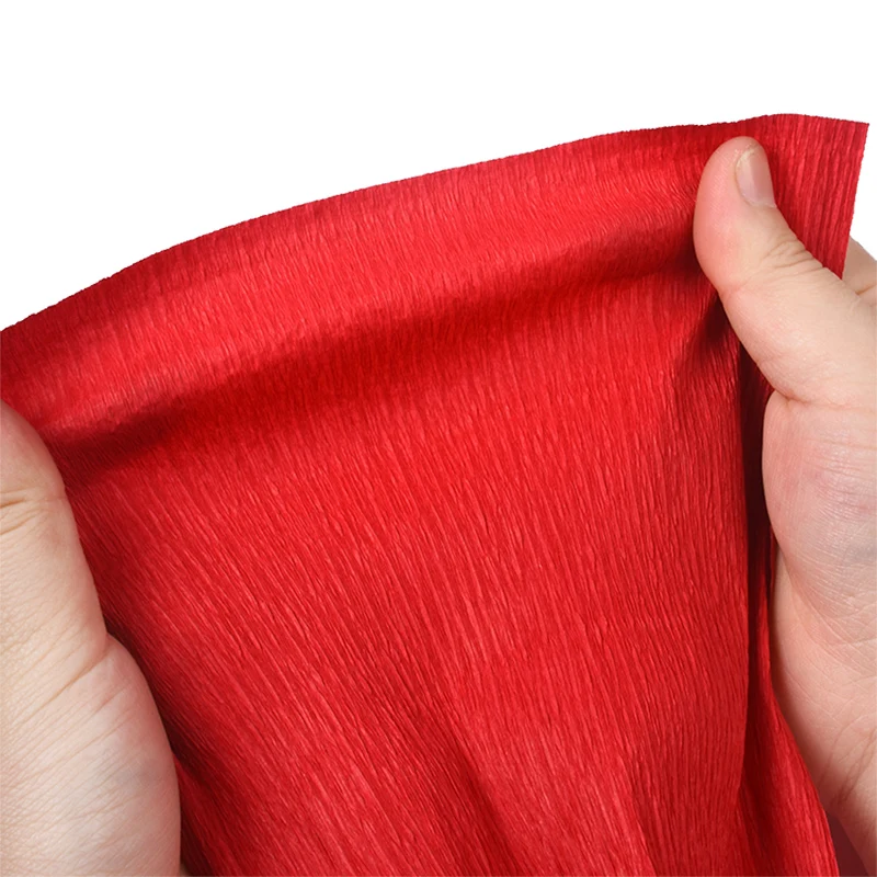 Best Quality Rolls Crepe Paper Solid Color Crepe Paper Application for Saloon/party Arrangement  China Crepe Paper